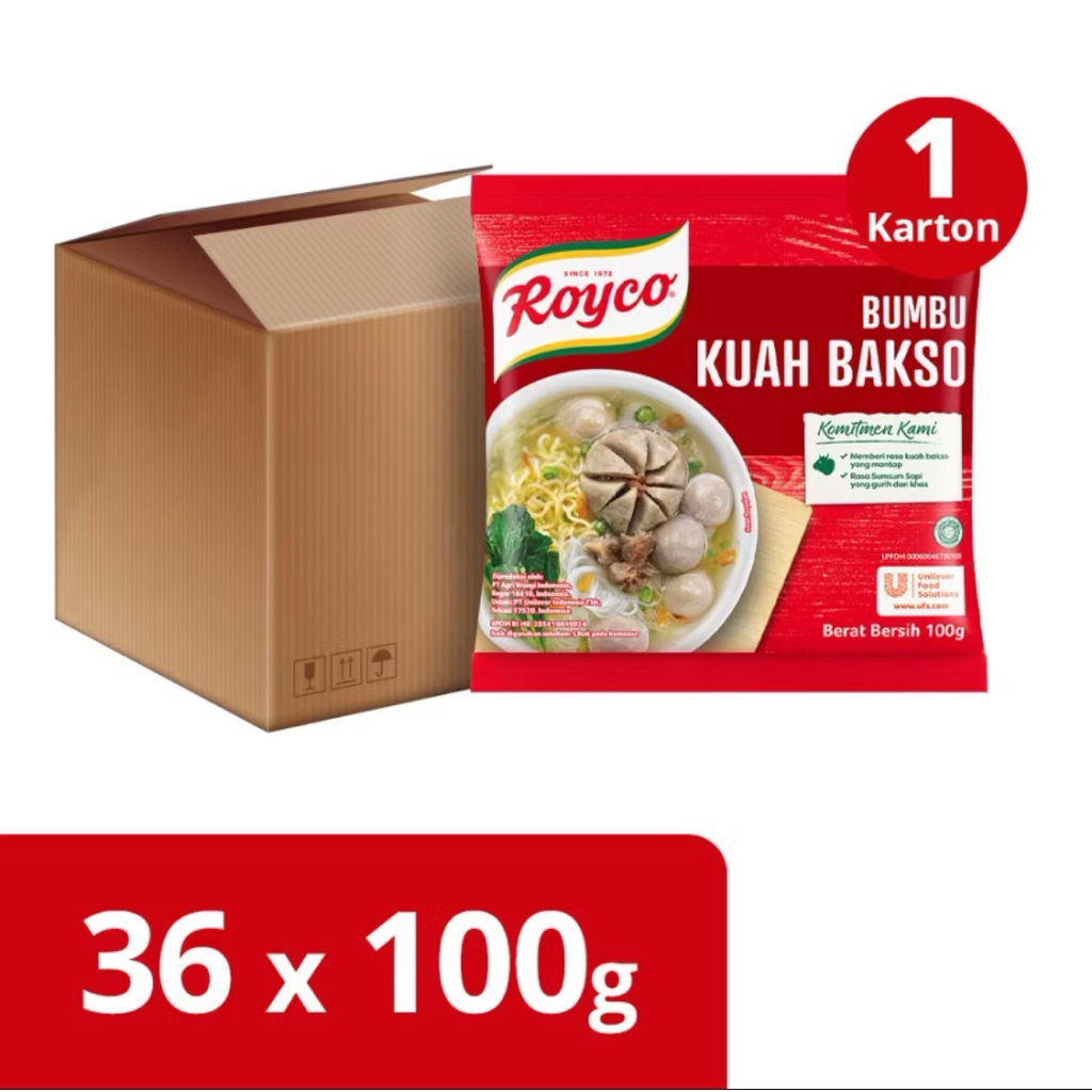 

Royco Kuah Bakso 36 x 100gr.