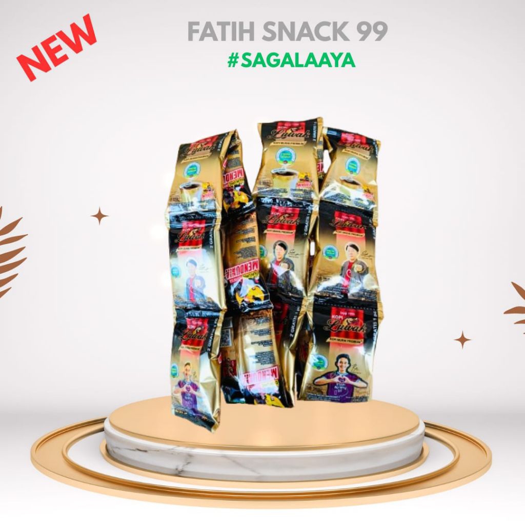 

LUWAK COFFEE MINI RENCENG ISI 10 SCH X 6G KOPI BUBUK INSTAN TANPA GULA