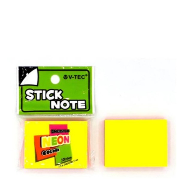 

Pembatas Stick Note V-Tec Ukuran 51 mm x 38 mm Tumpuk