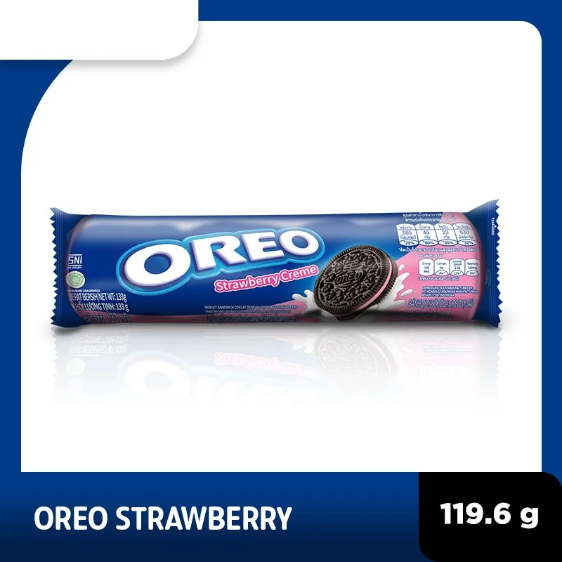 

KRAFT SANDWICH OREO 123.5 STRAWBERY CREME PCK 119.6g