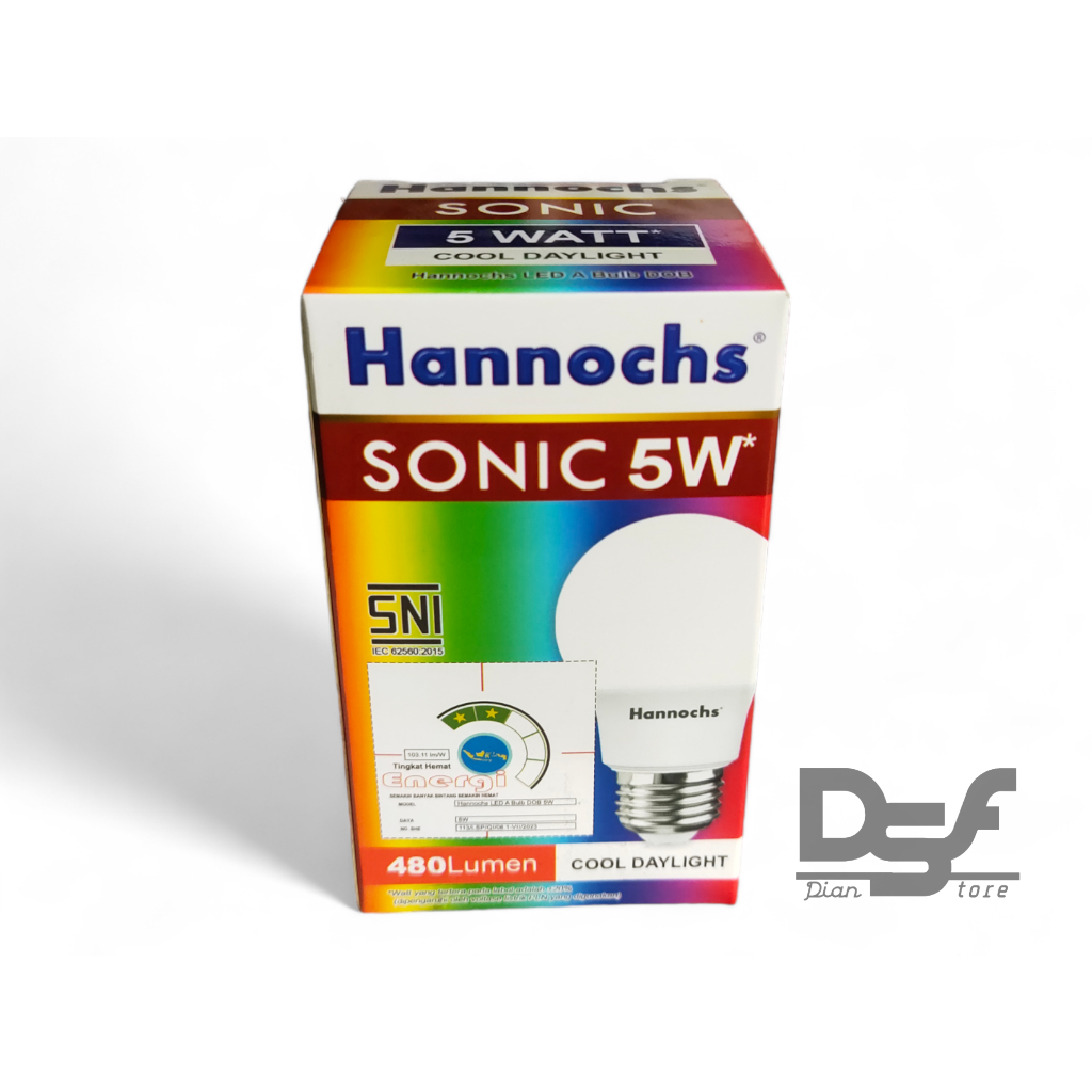 Lampu LED Hannochs Sonic 5 Watt / Lampu Hannochs LED 5 watt Putih