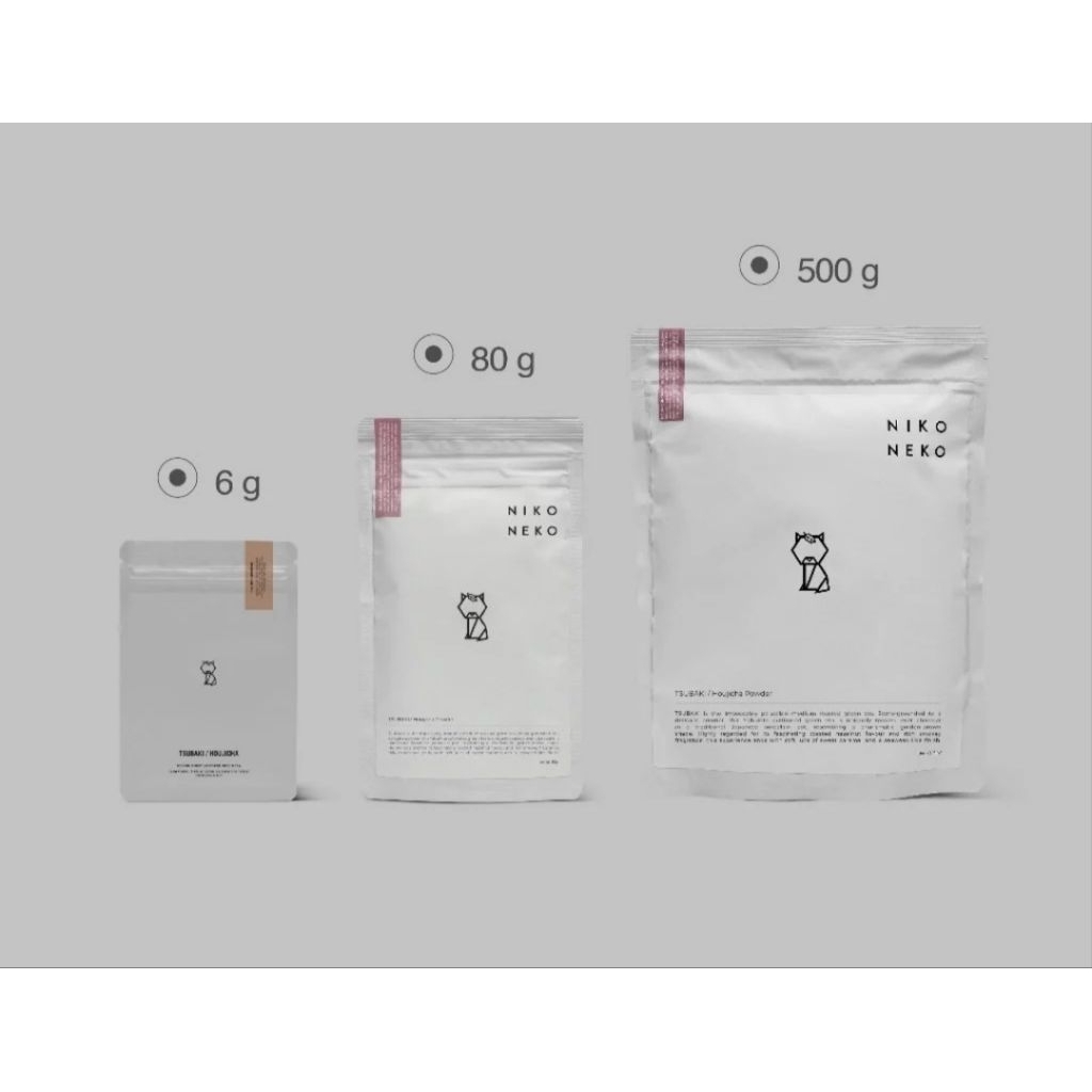 

NIKO NEKO / MATCHA - TSUBAKI HOUJICHA POWDER 500GR