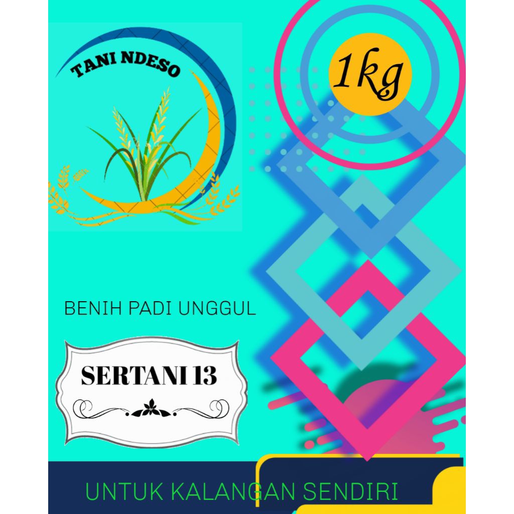 Benih/bibit padi SERTANI 13 kemasan 1kg