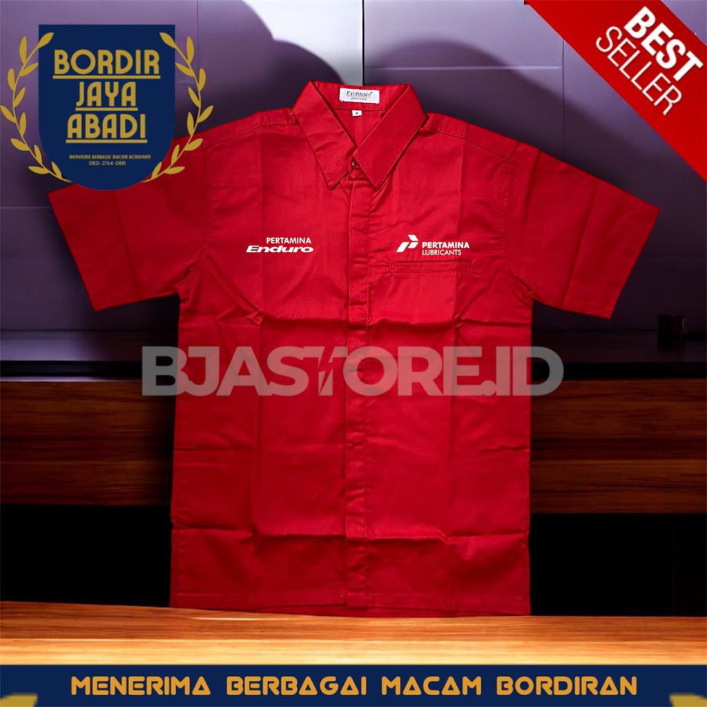 Kemeja Pertamina Enduro Lubricants K1 Merah