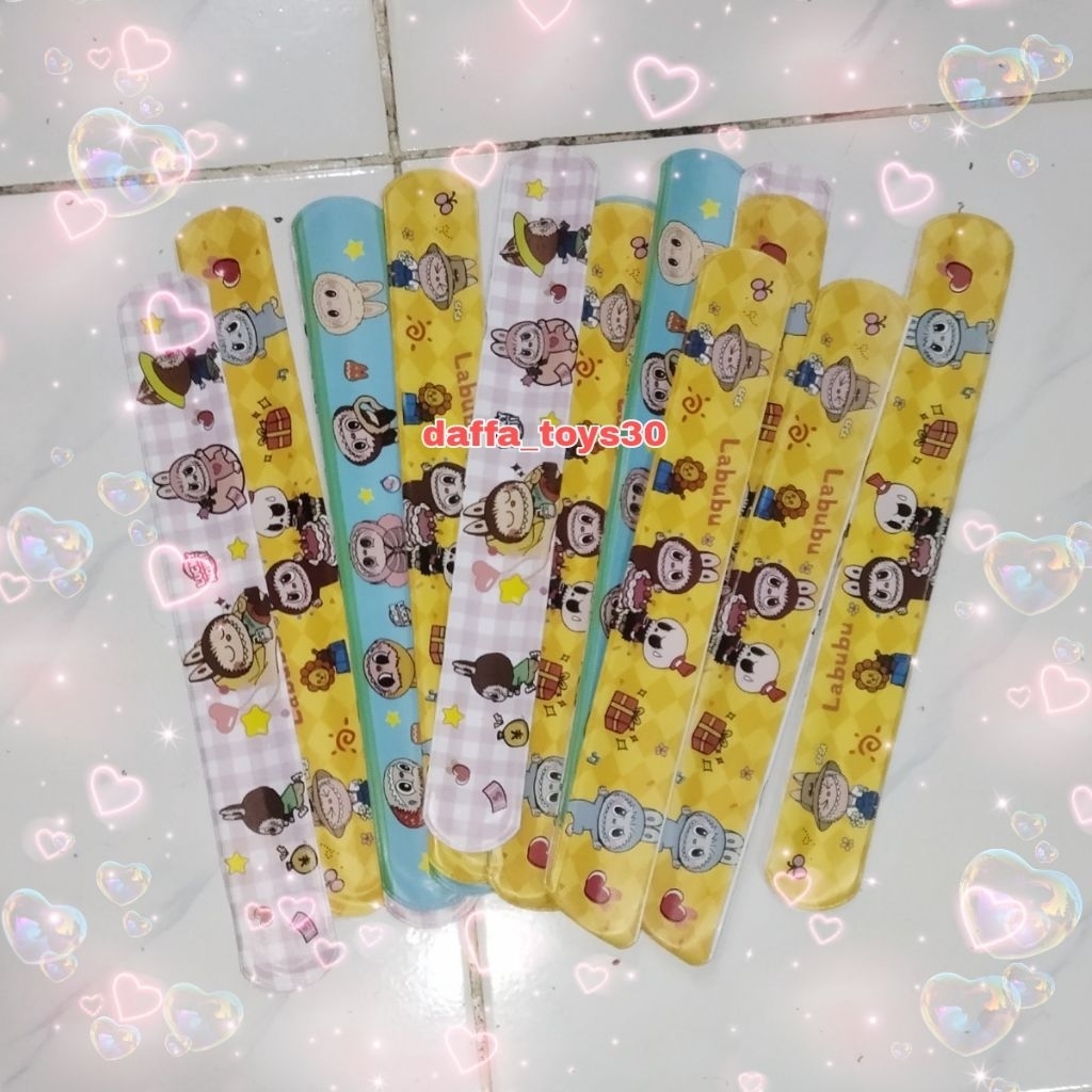 

Gelang penggaris karakater / gelang lipat besar / penggaris gelang anak.