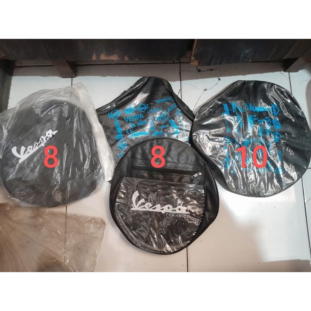cover sarung ban serep vespa super sprint bajaj