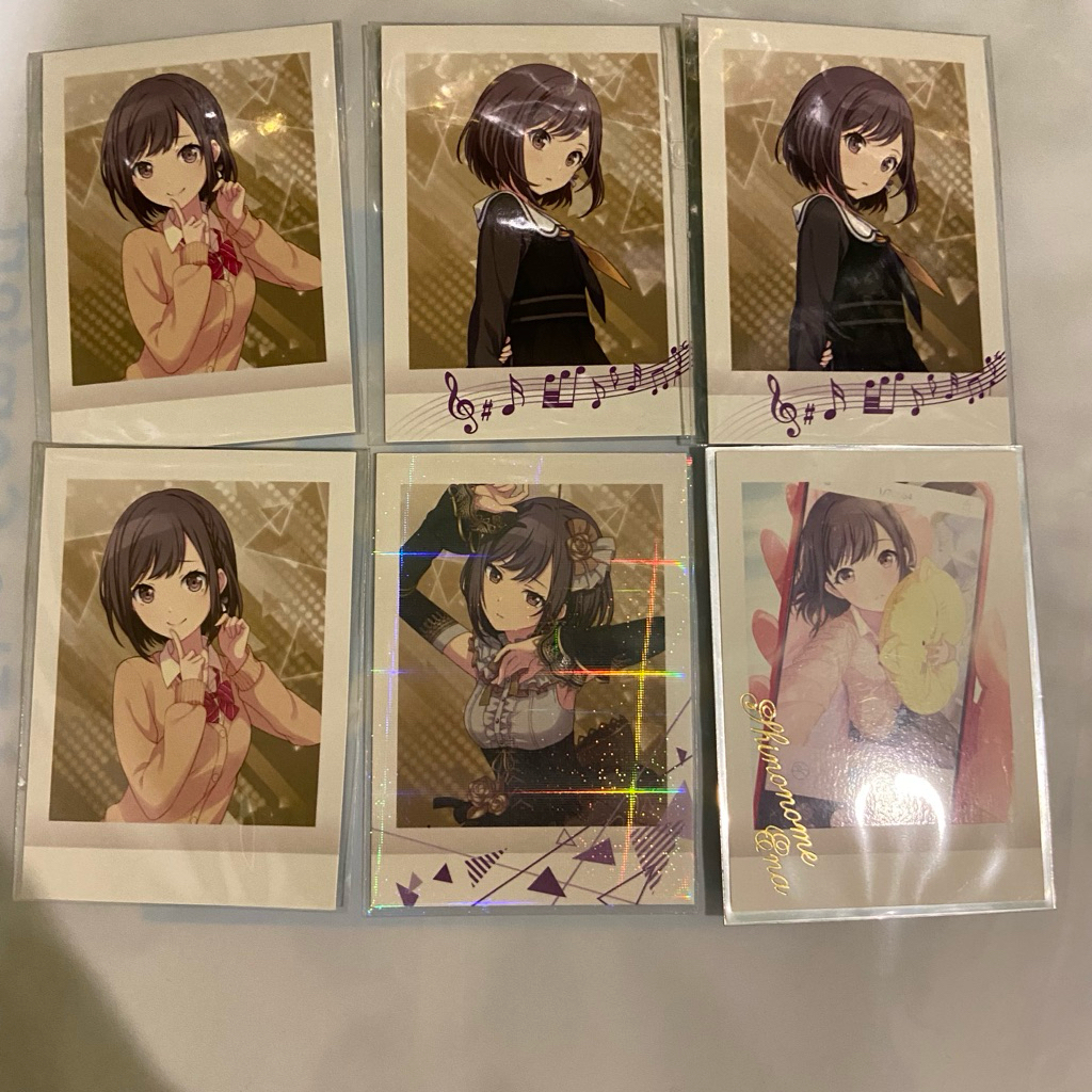 project sekai proseka niigo ena shinonome pasha collection foil set