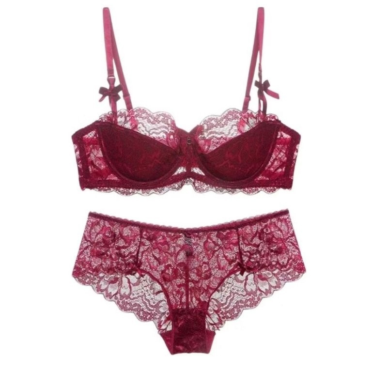 KODE Y68K HARNET  MOON Bra Set IMPORT Bh Braa Bha Setelan Push Up Kawat Half Cup Size 3438