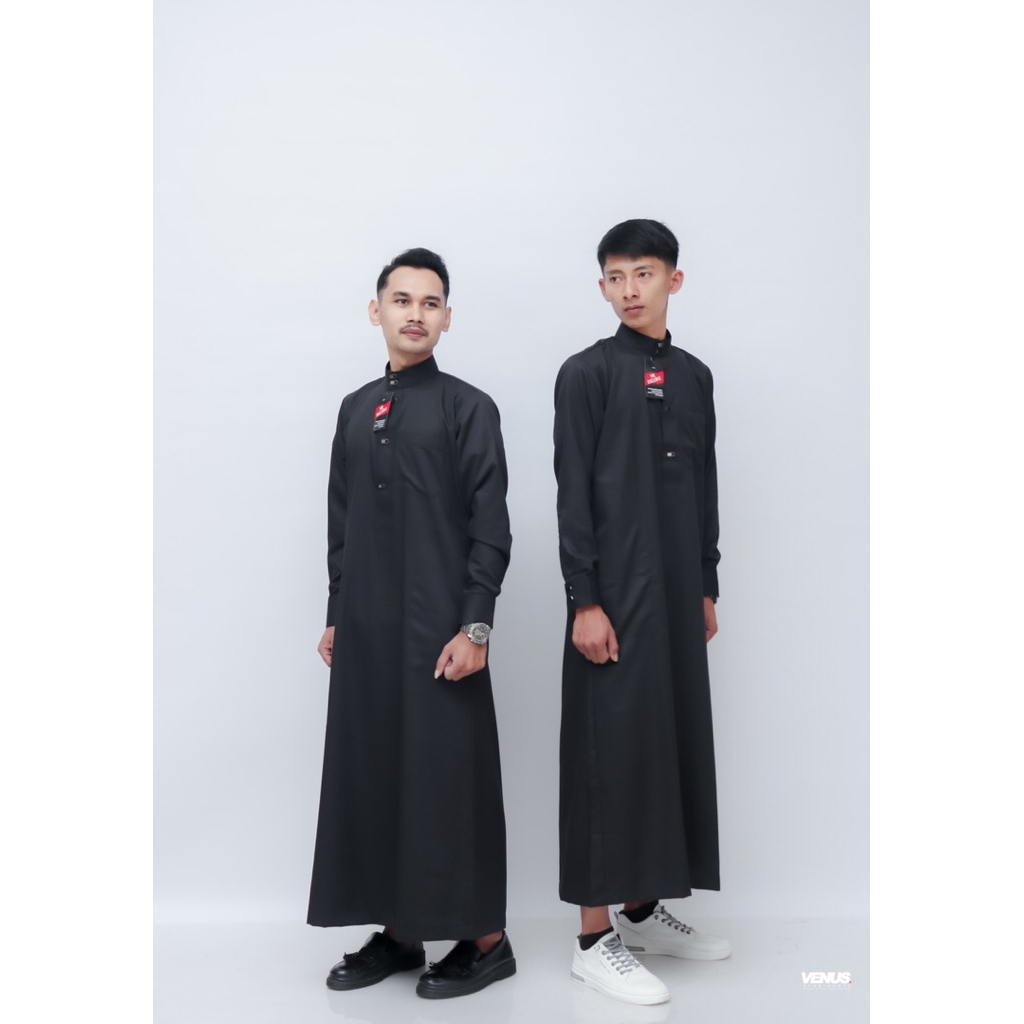 jubah pria/jubah pria premium/jubah slimfit pria/jubah hitam/jubah al haramain/ jubah/gamis/ gamis p