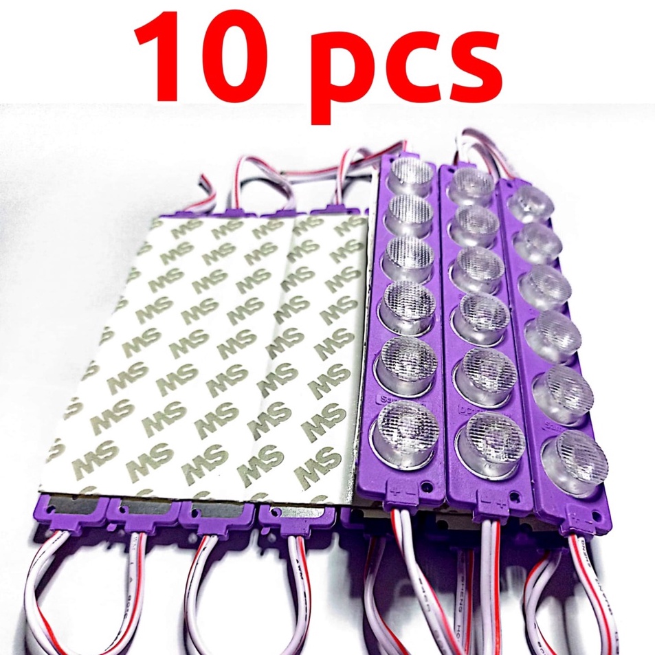1 Pcs Lampu LED 6 mata 12 volt  24 volt Lampu LED kolong truk bus motor mobil neonbox