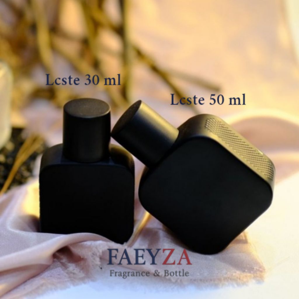 RJ8 botol parfum LACOSTE MAT BLACK 30ML & 50ML 1 lusin/12 pcs - Drat/putar