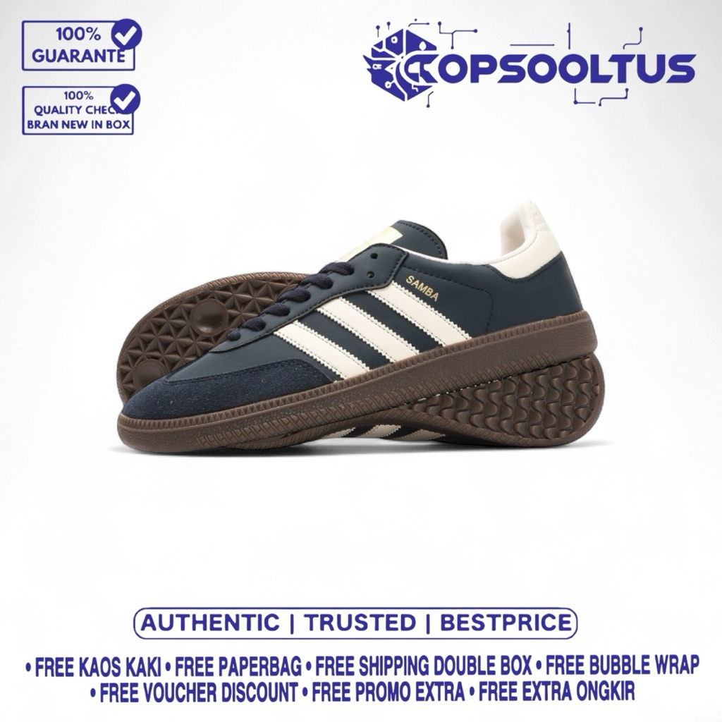 

LINDU Sneakers Sam'b'a Indigo OG Navy White 100% Authentic Bnib.