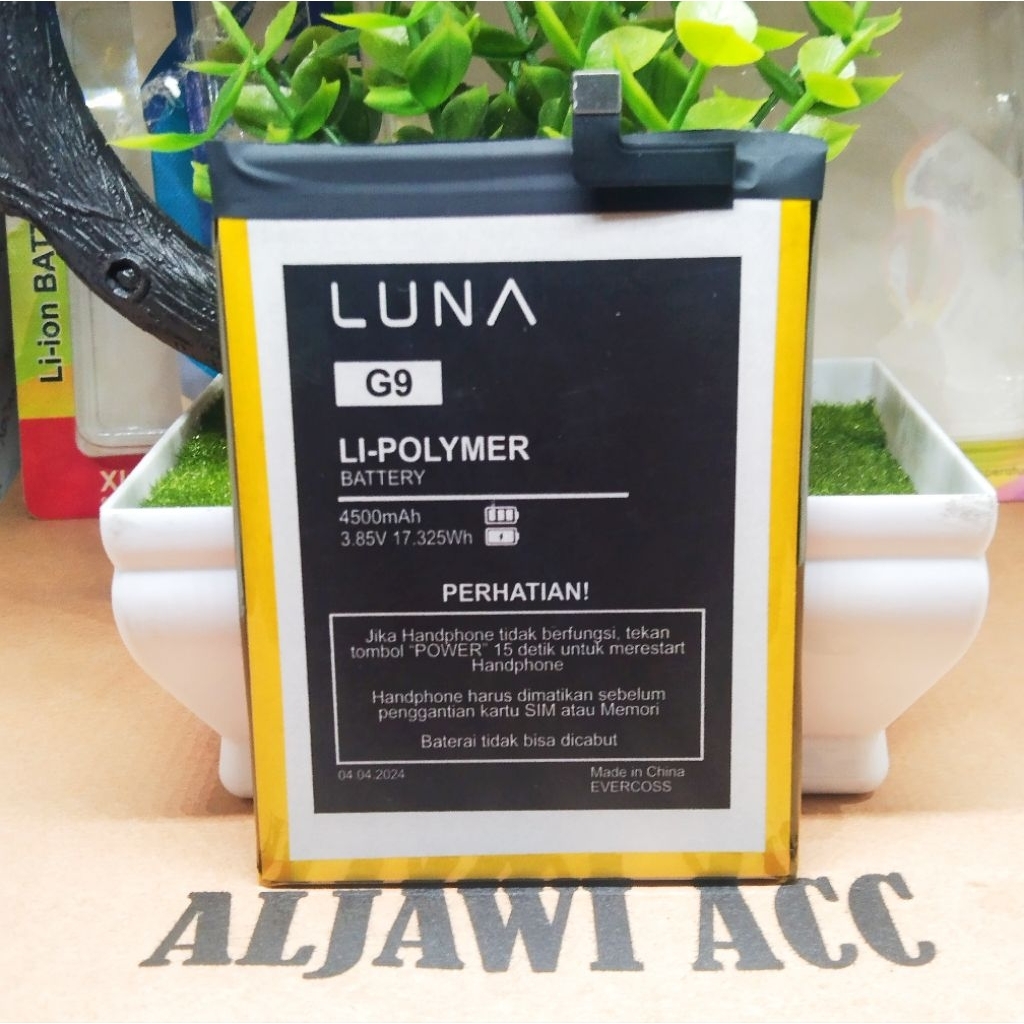 Baterai Batre Battery Luna G9 G-9 Ram 4gb Room 32gb Original Battery Hp