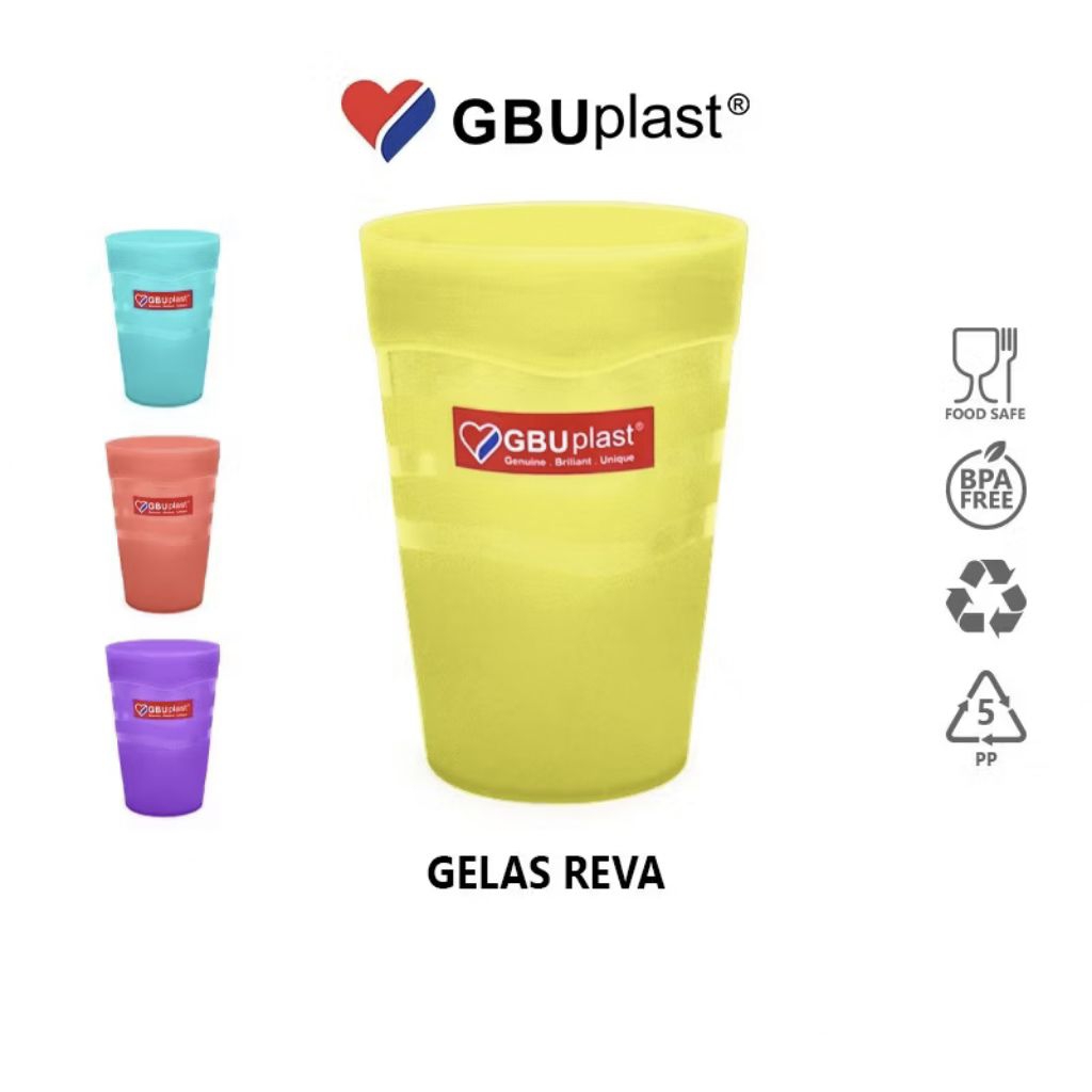 GBU Plast Gelas Reva Gelas Minum Plastik
