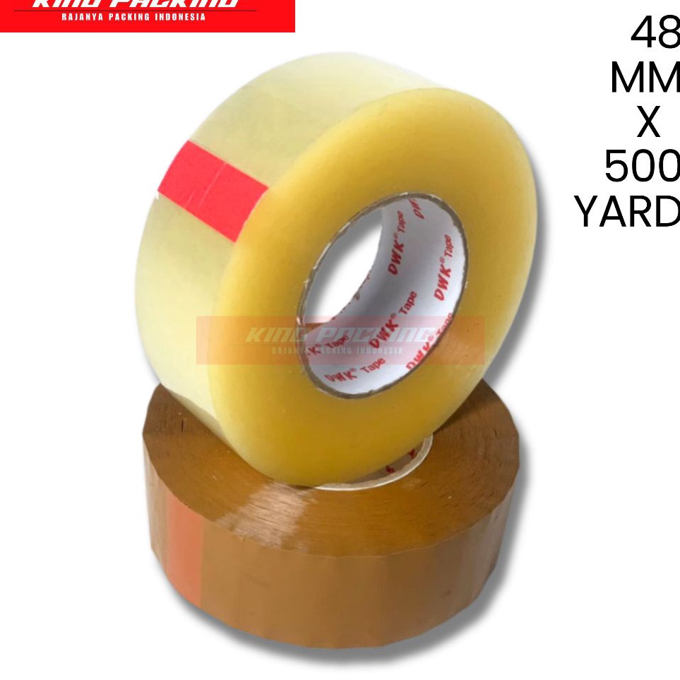 

Terbaik Lakban Bening Coklat Jumbo 48mm X 5YARD FULL