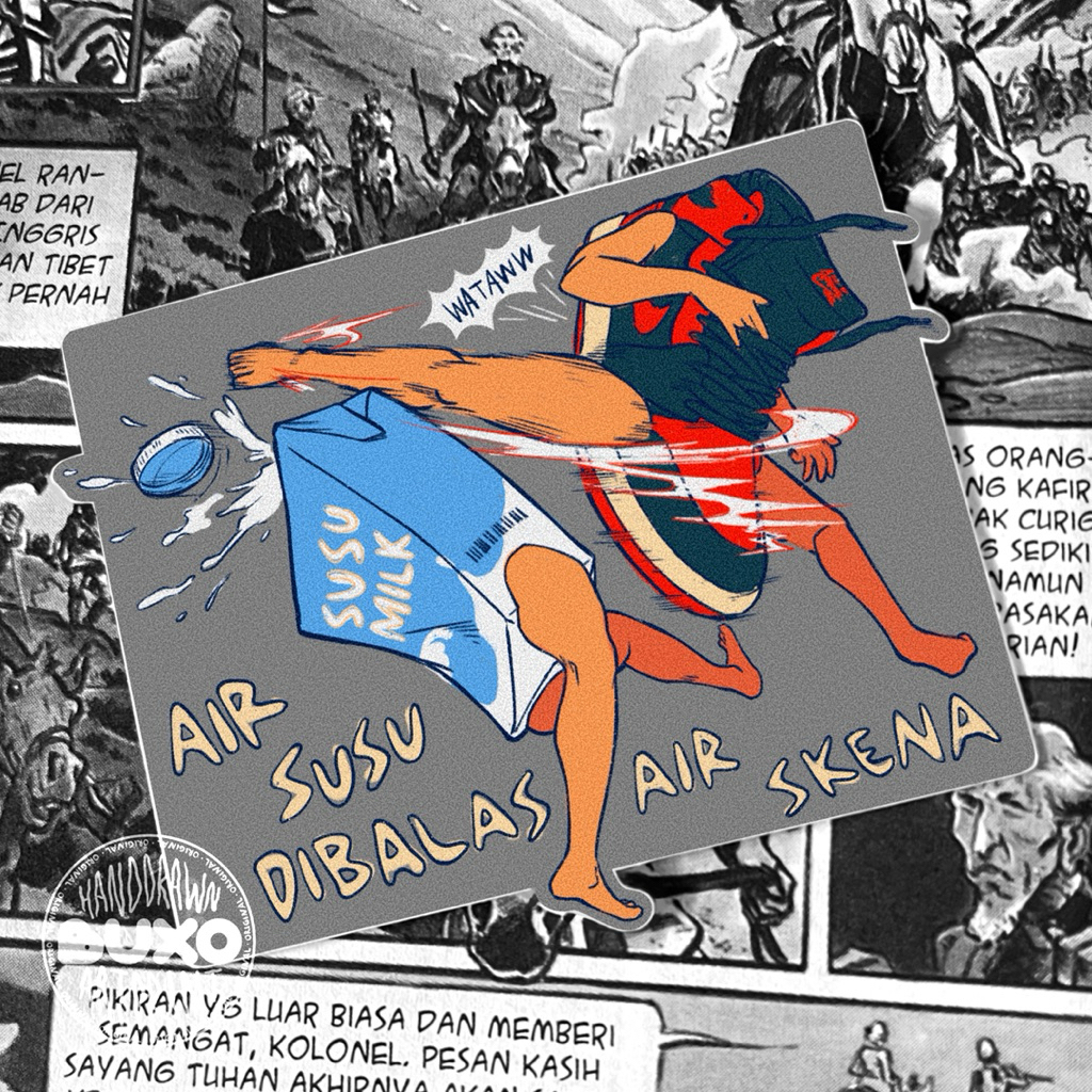 

buxo - SKENA SNEAKERS vinyl sticker / sticker film movie series lucu