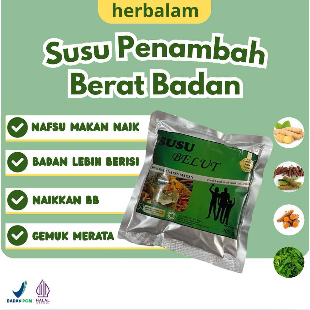 

Susu Bellut Original 300gr / Susu Gemuk Badan