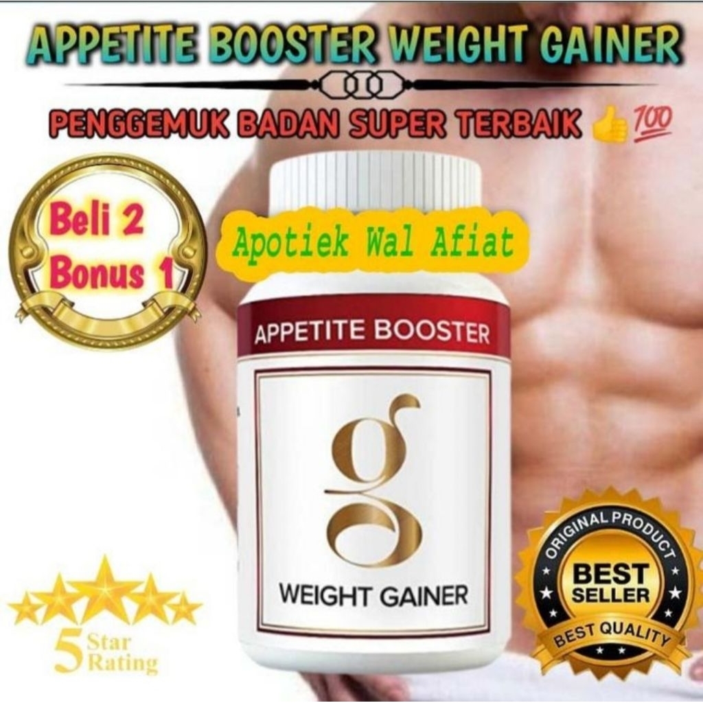 Obat Penggemuk Badan Terbaik Appetite Booster Weight Gainer Original