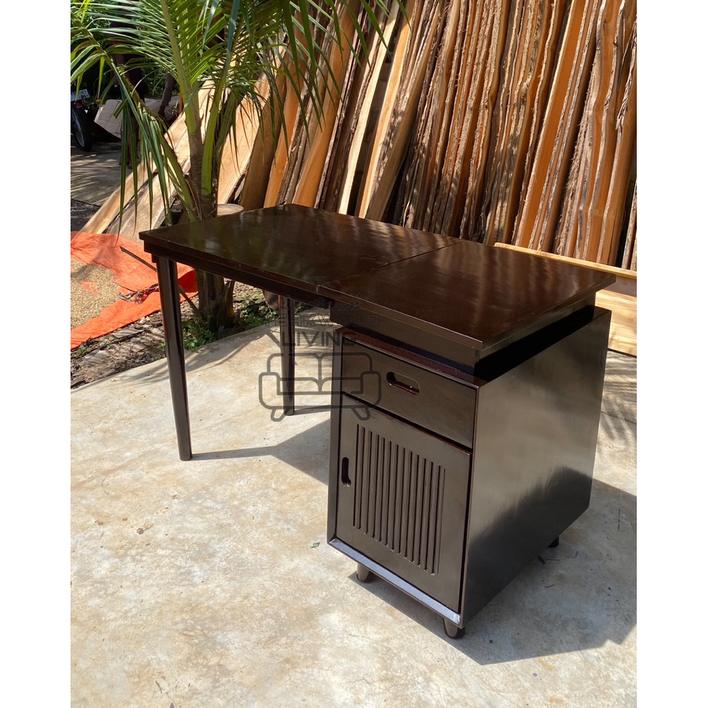 Meja Kerja Lipat Kayu Jati Workdesk Meja Belajar Meja Tulis Meja Kantor Lipat Kayu Jati Asli Jepara