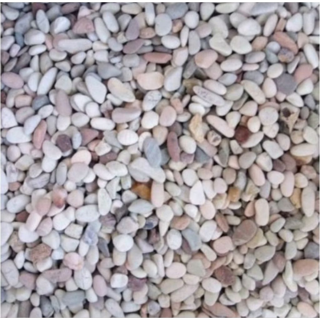 1 kg batu pancawarna , batu sikat,batu taman,batu hias