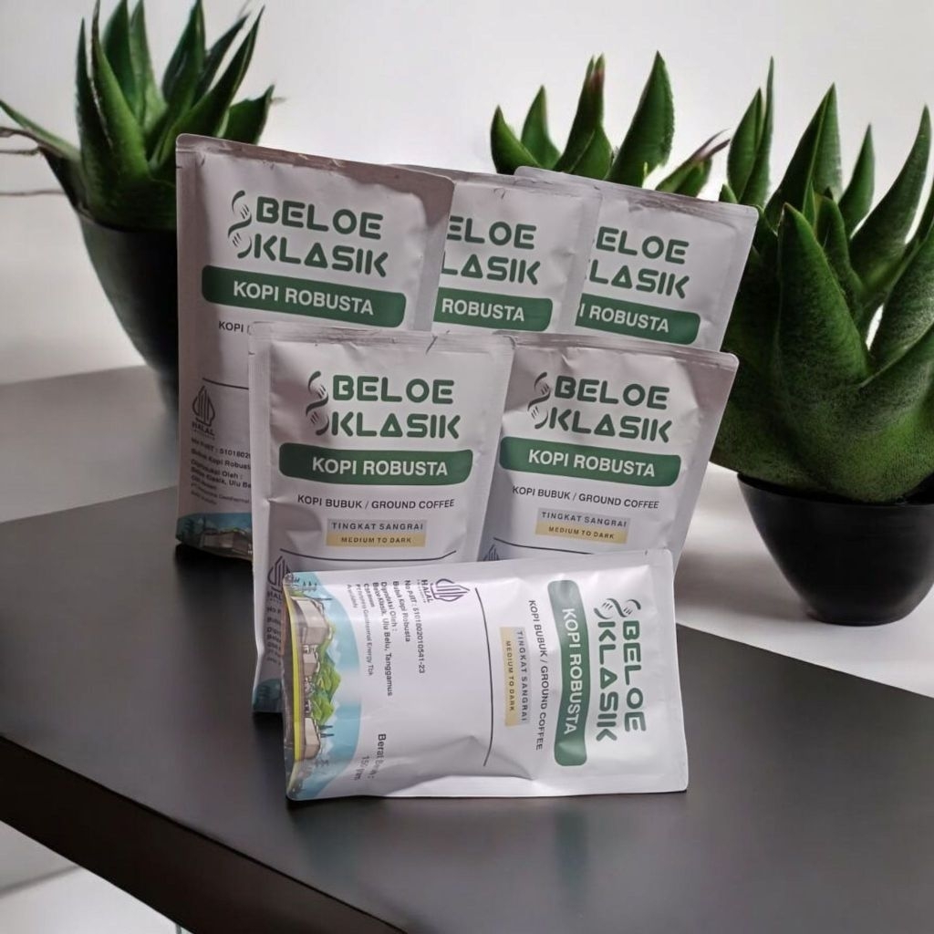 

[5x150 gram halus] beloe klasik : kopi ulubelu, tanggamus