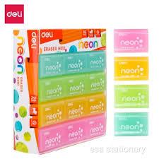

DELI - PENGHAPUS / SETIP / KARET KOREKSI / ERASER WARNA NEON EH01000