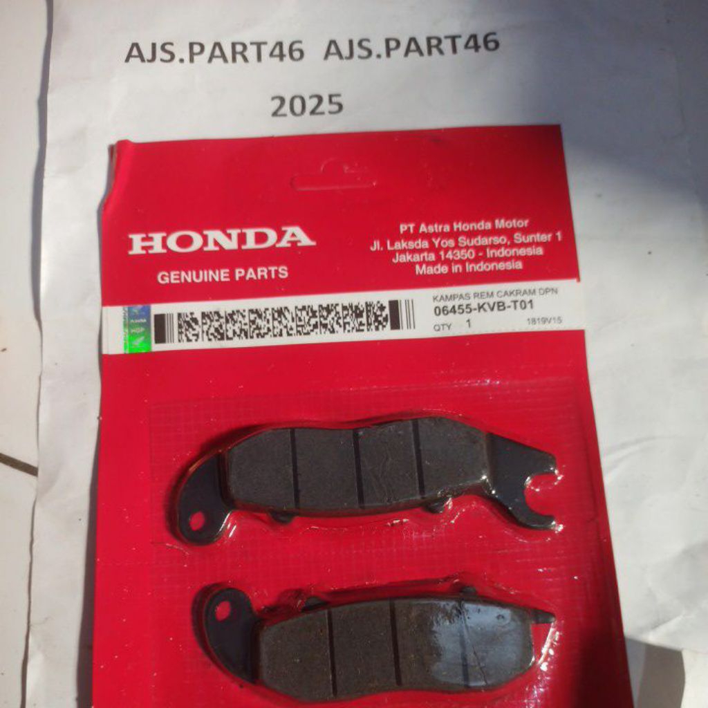 Kampas Rem Depan CRF 150L Vario Lama Vario Old