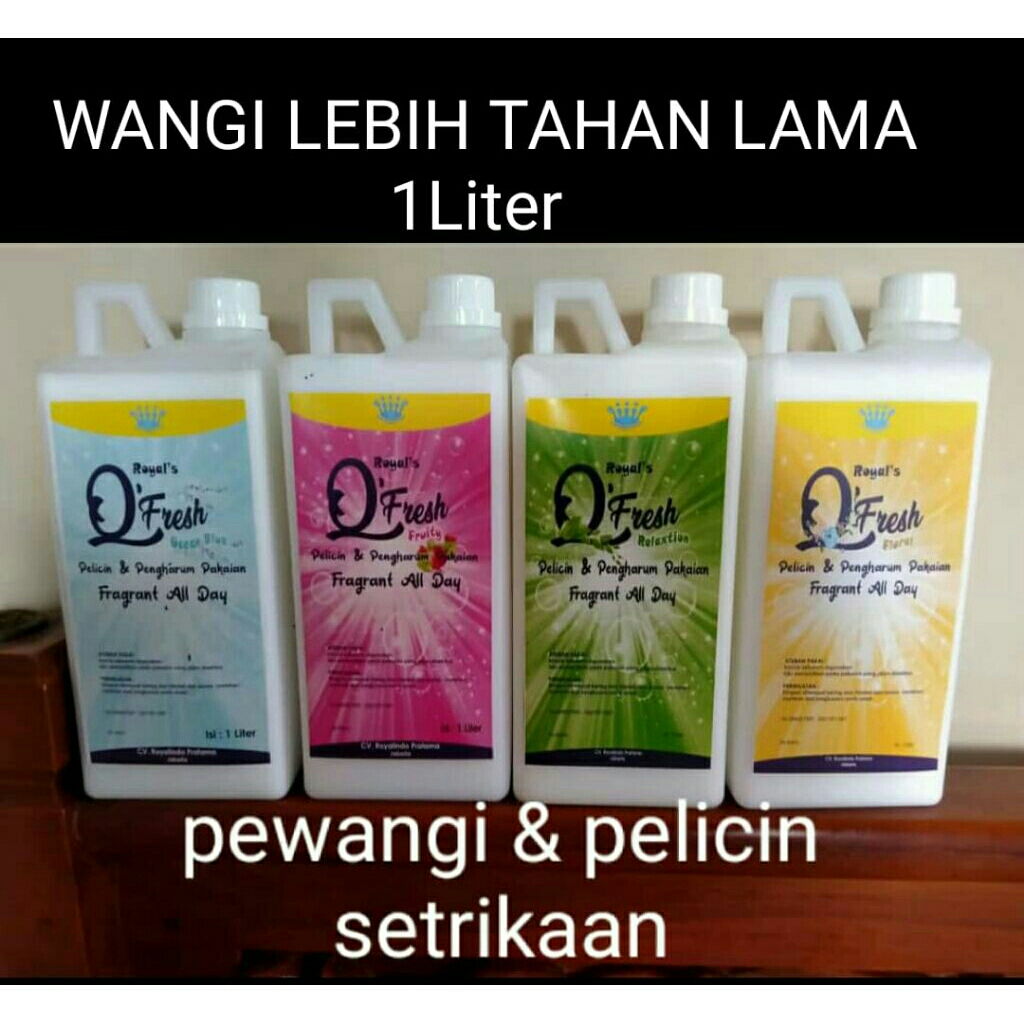 pewangi pelicin setrikaan / pewangi pelicin laundry setrikaan