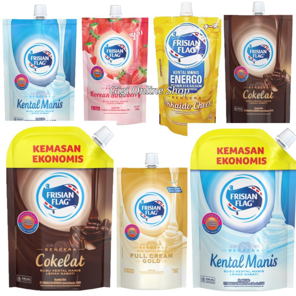 

FRISIAN FLAG Bendera Susu Kental Manis Pouch