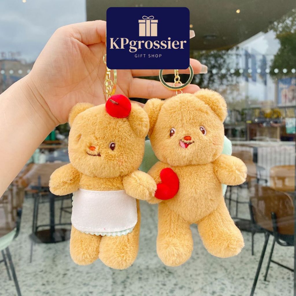 Gantungan Kunci Boneka Beruang Love Teddy Bear Kostum Ganci Lucu Keychain Bag Charm Aksesoris Tas 13