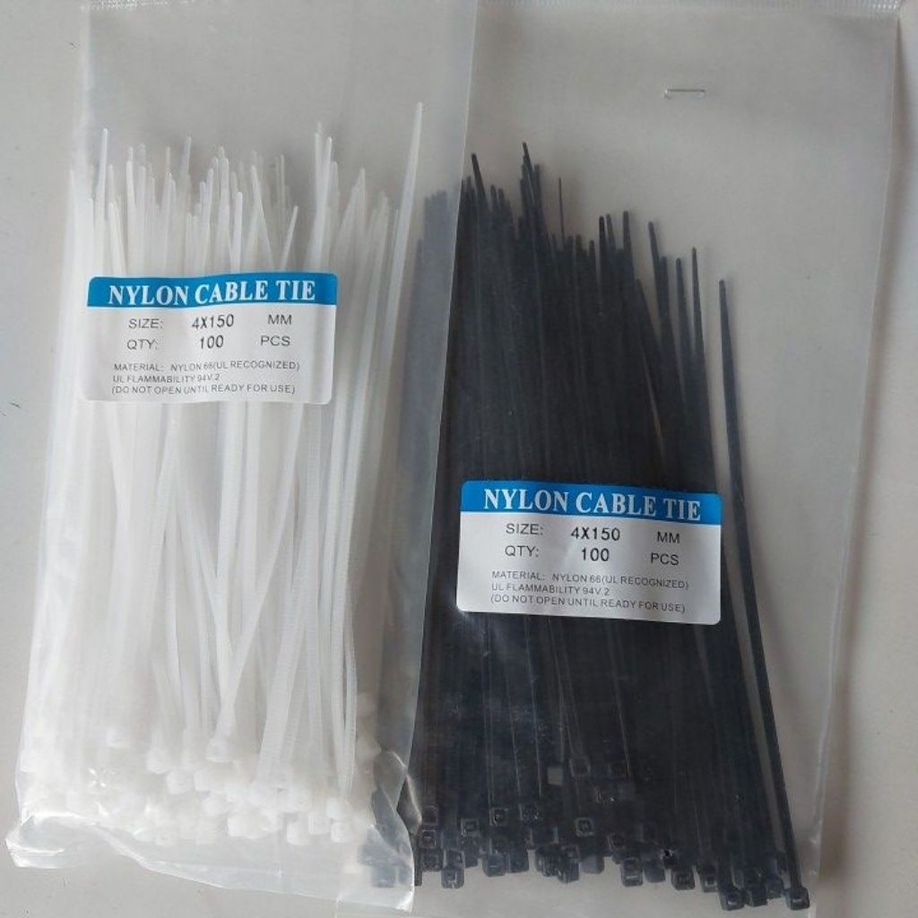 

Kabel Tis/Tali pengikat ukuran 4x150mm/100 pcs.