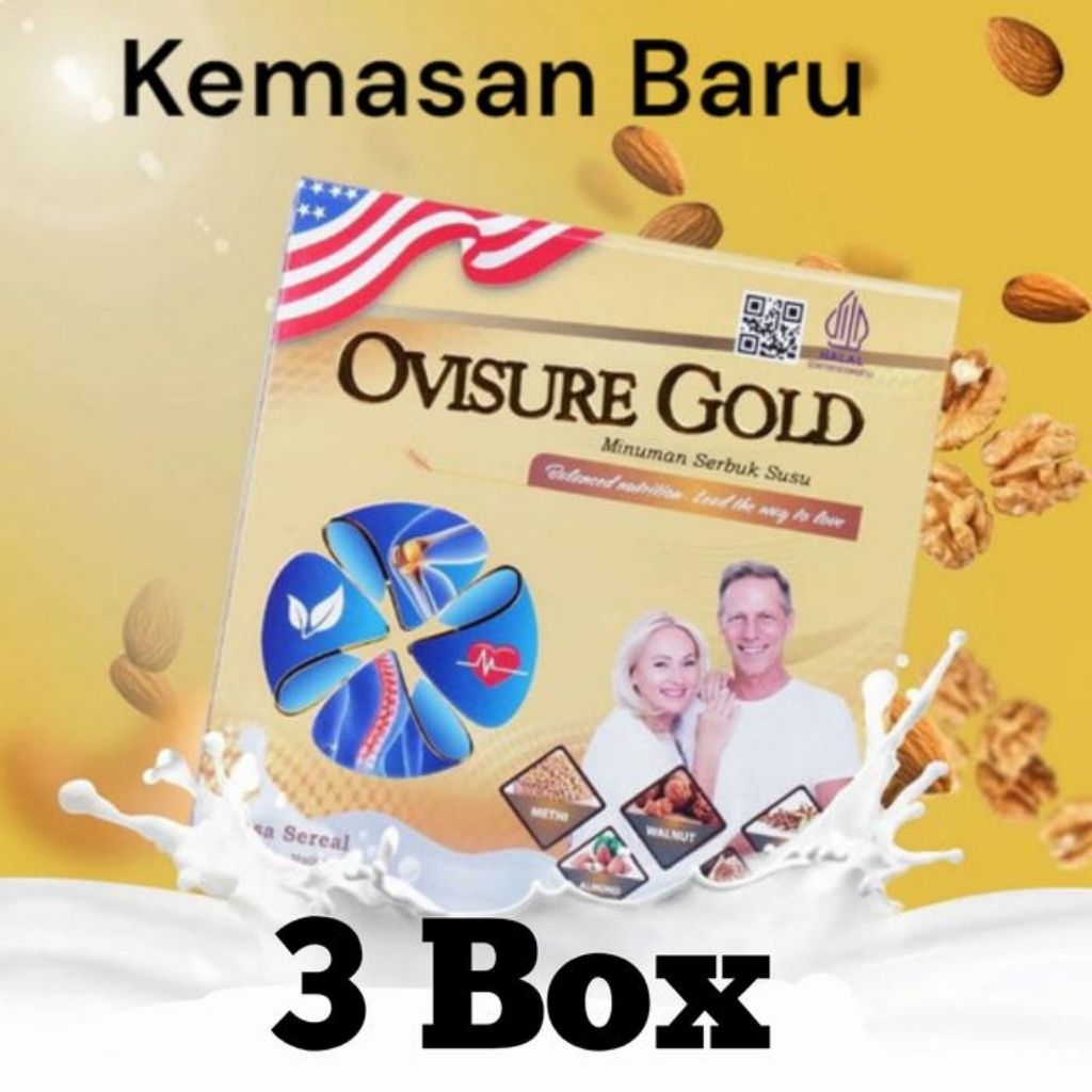 

Paket 3 Box OVISURE GOLD Original Memulihkan Kerusakan Tulang & Nyeri Sendi