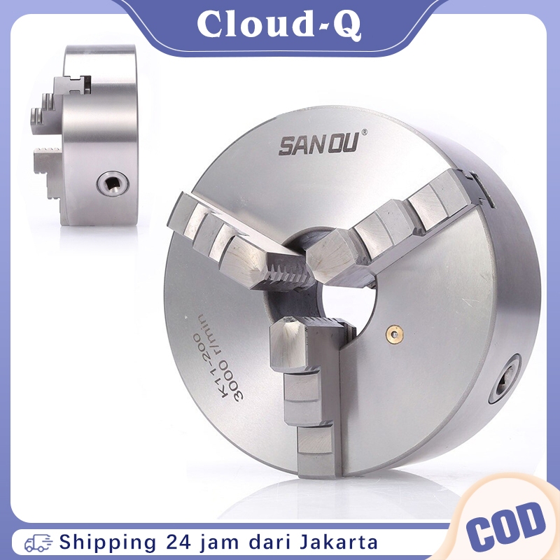 3 Jaw Chuck Bubut Alat Penjepit Mesin Bubut 3 Rahang Untuk Pengerjaan Kayu