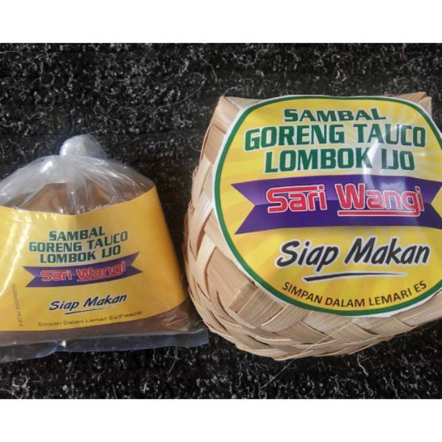 

sambel goreng tauco lombok ijo siap makan khas pekalongan ukuran 500gr