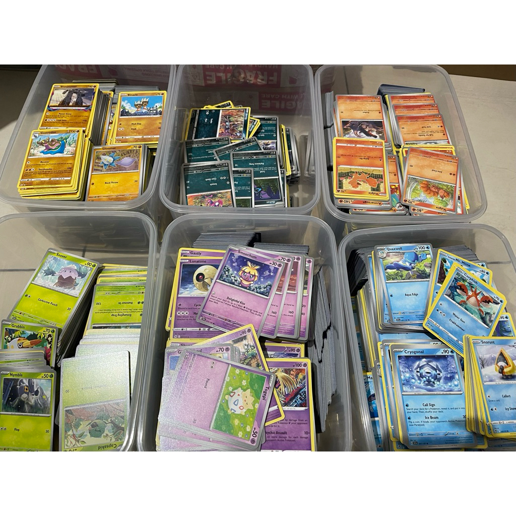 kartu pokemon original tcg english bulk random