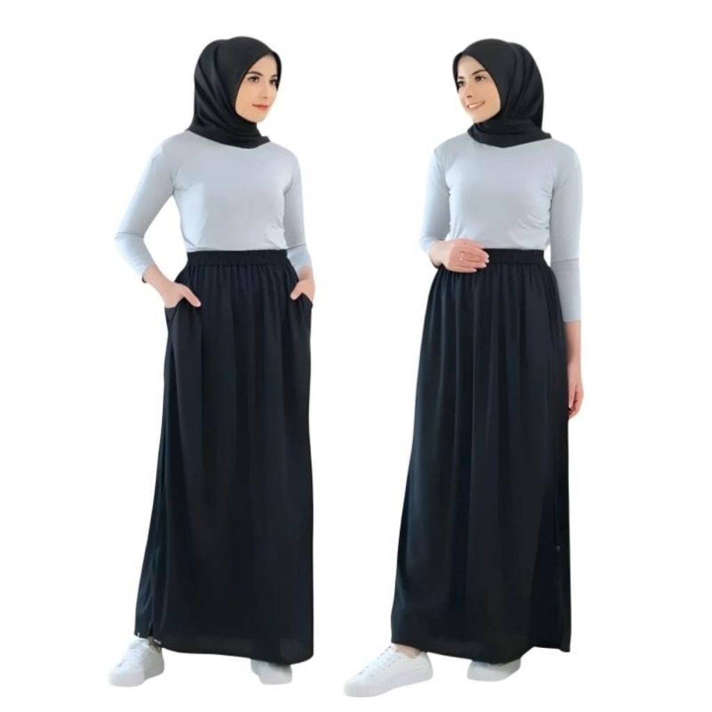 SYAKIIL_shop celana rok syar'i olahraga wanita muslimah | nyaman adem dryfit | jogging senam bersepe