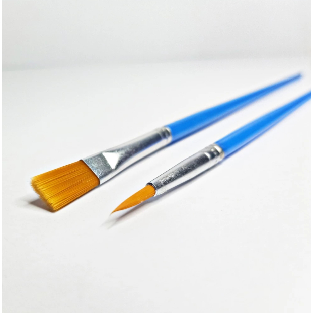 

KUAS LUKIS CAT AIR UJUNG FLAT & ROUND KUAS BRUSH NYLON LEMBUT