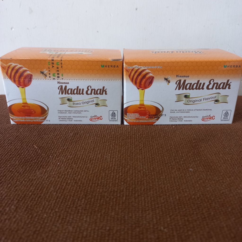 

Madu Enak Herba Box (1box=12sct@20gr)