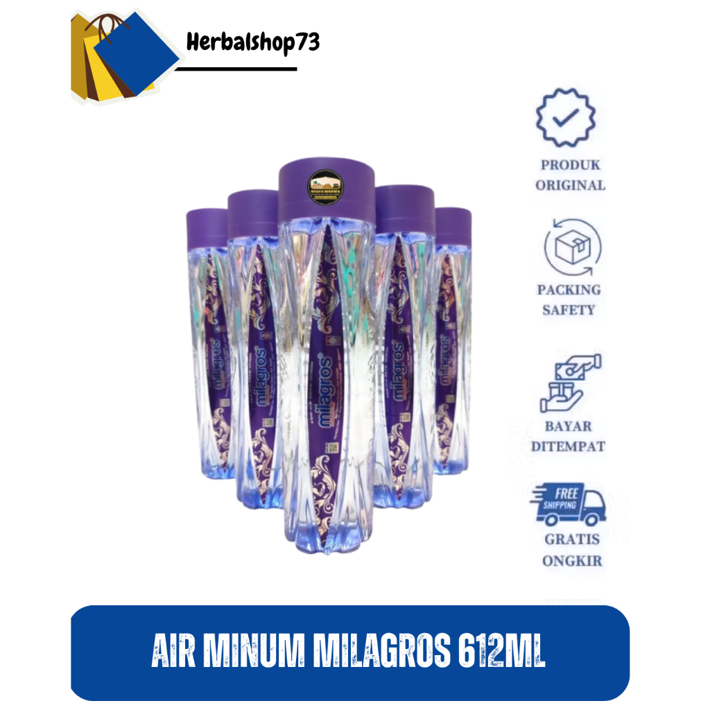 

AIR MINUM MILLA GROS 612ML AIR ALKALINE PH TINGGI ORIGINAL