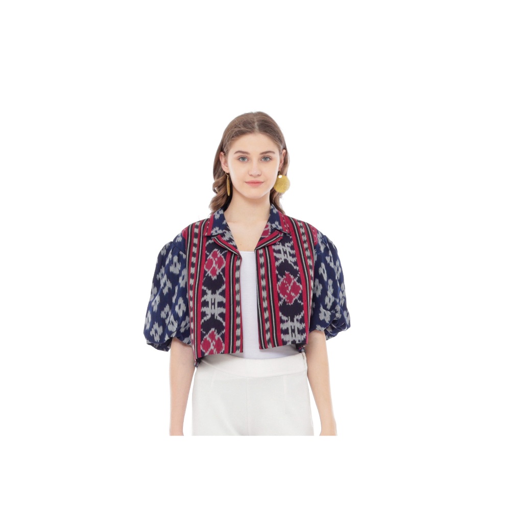 Bolero outer crop atasan Bolero Tenun Bolero Etniq Crop Etniq