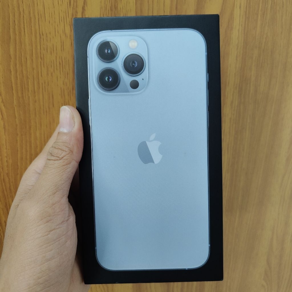 Dus Box iPhone 13 PRO MAX 128GB Sierra Blue iBox Original Copotan