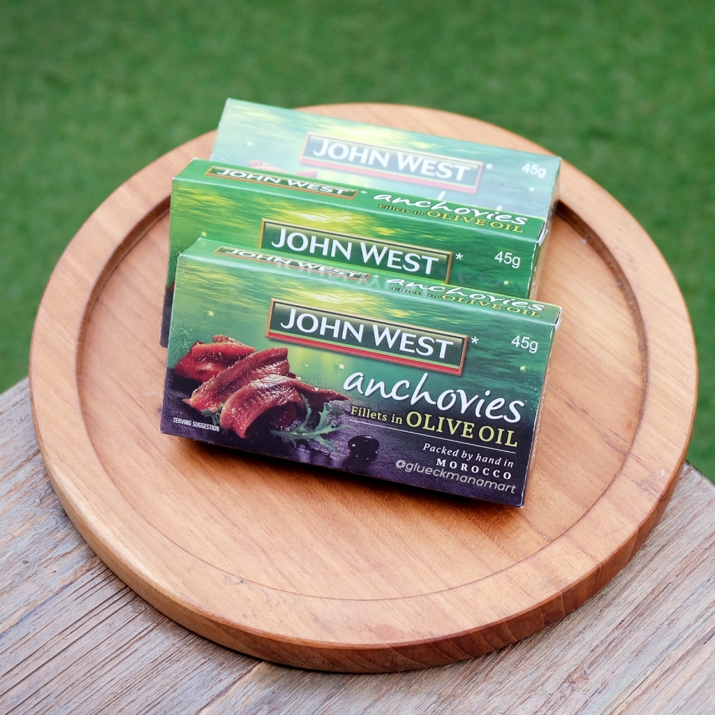 

John West Anchovies Fillet in Olive Oil 45gr - Anchovy Teri Zaitun