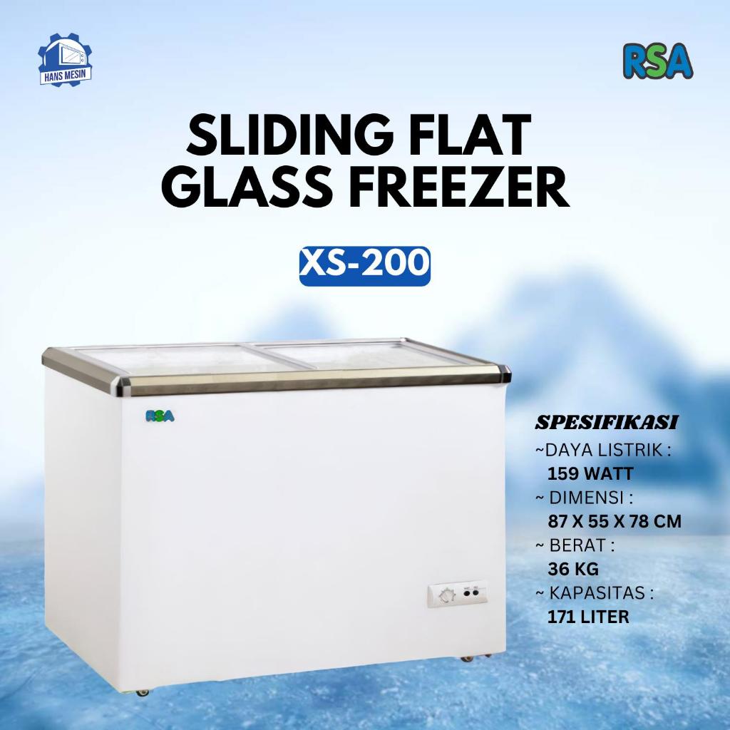 Sliding Chest Freezer 171 Liter (RSA) XS-200