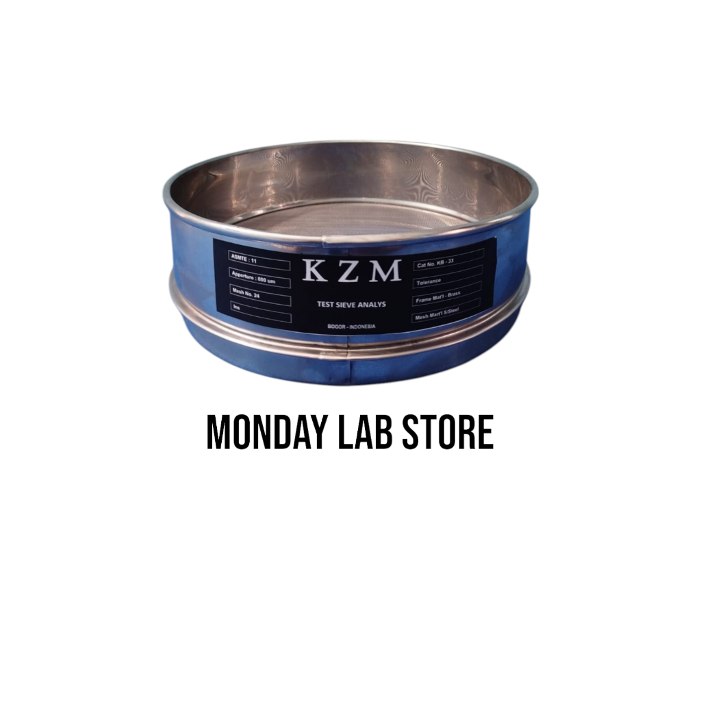 Ayakan Mesh Test Sieve Ayakan Mesh 24 (800 UM)  Diameter 20 cm