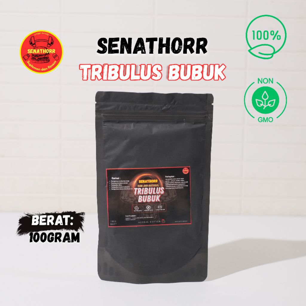 

Tribulus teresstris bubuk 100 gram - SENATHORR Tribulus membantu meningkatkan testosteron dan membantu meningkatkan pertumbuhan masa otot, suplement gym pendamping Whey dan creatine