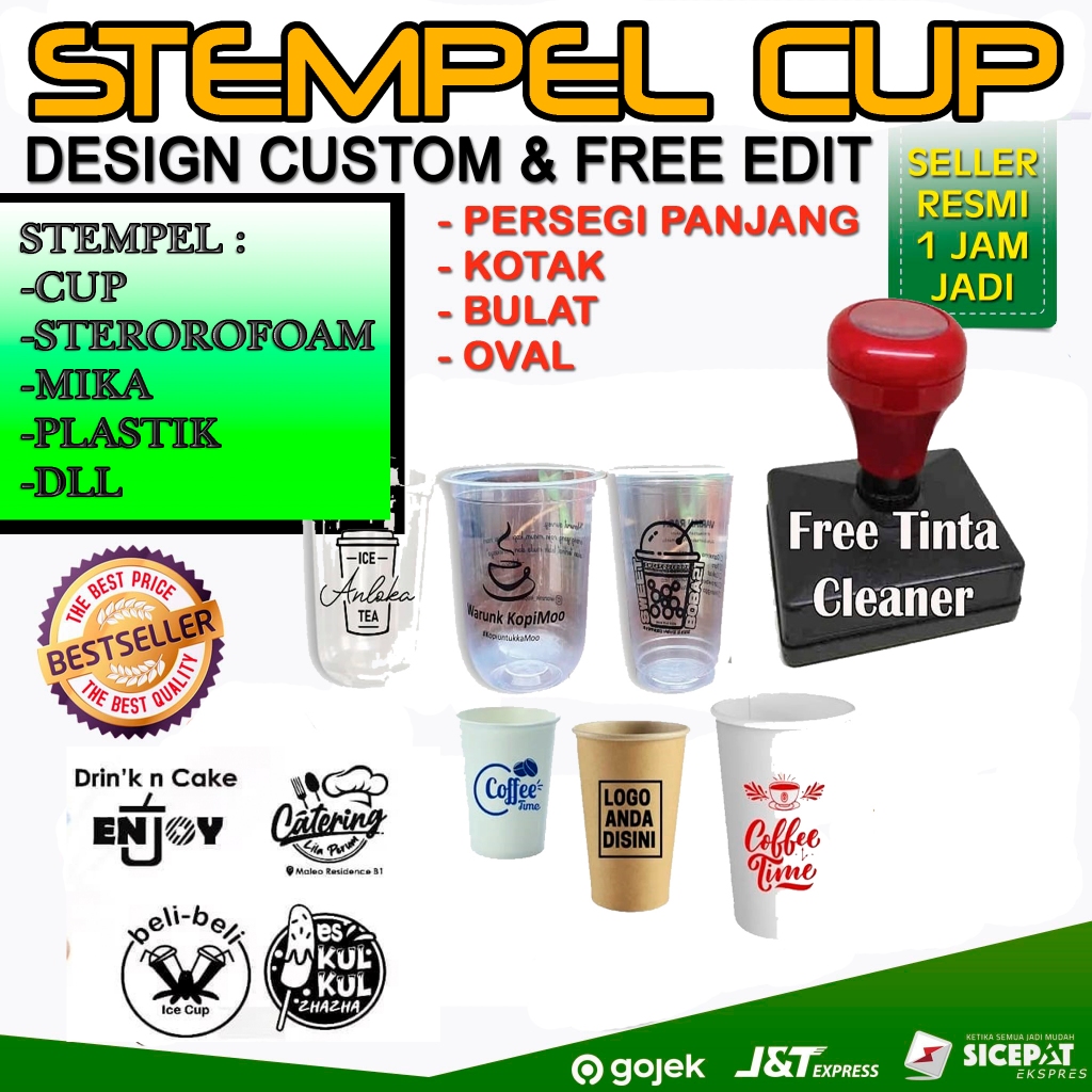 

stempel cup/mimuman tinta/permanent