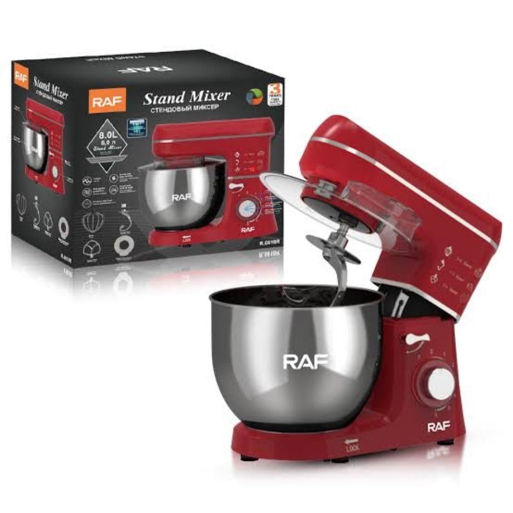 BATAM - RAF R6618R R 6618 R stand mixer 8 liter mixer roti planetary