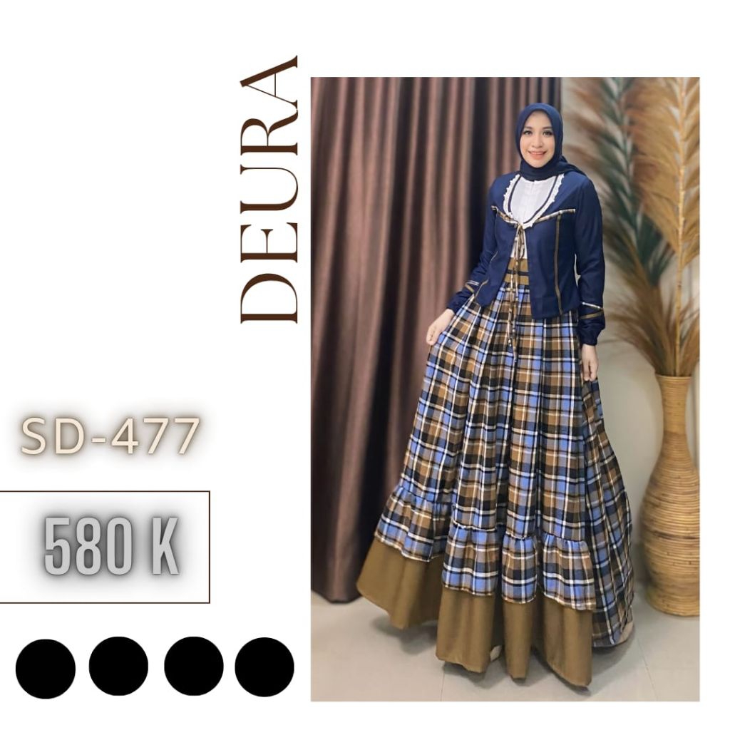 Gamis Deura SD 477 / Deura Edisi Lebaran