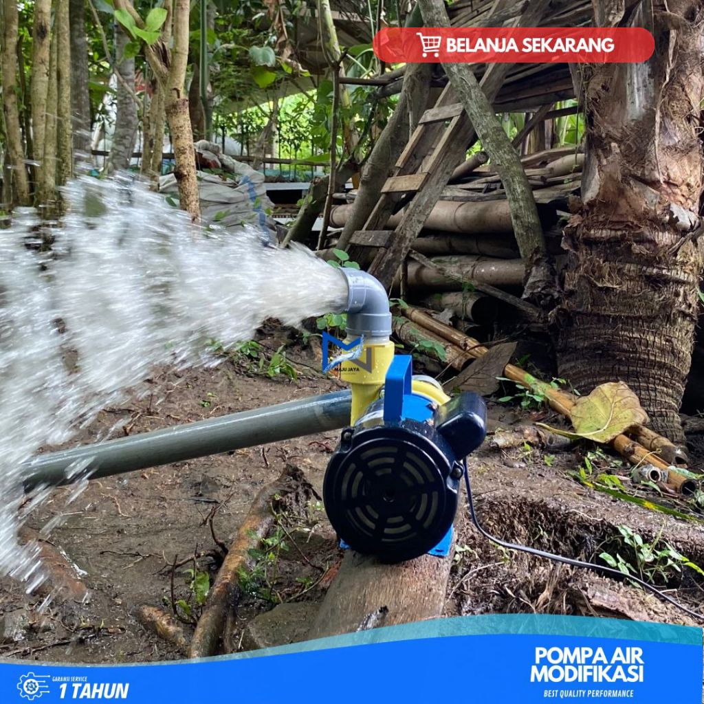 POMPA AIR SIRKULASI KOLAM MESIN SHIMIZU MODIFIKASI ALKON 1.5 INCH