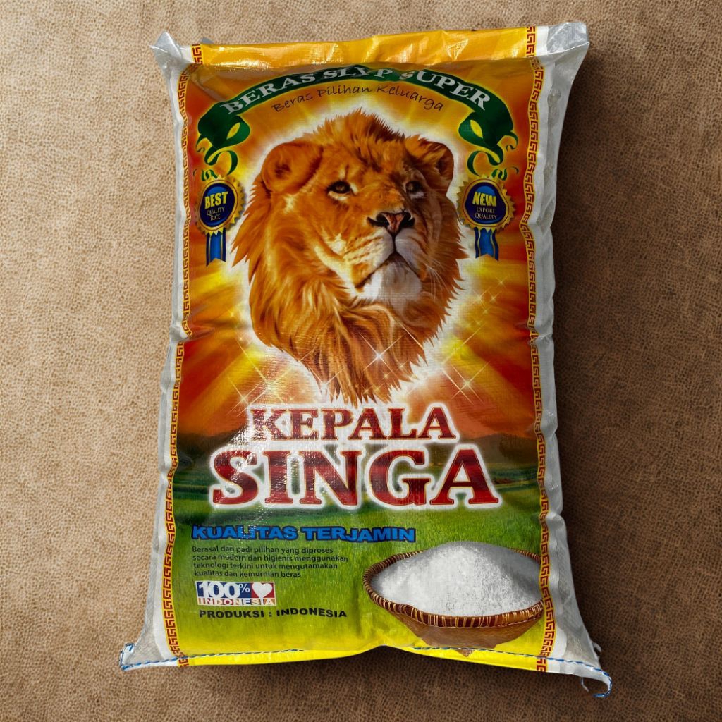 

Beras Kepala Singa 25Kg - Beras Berkualitas Tinggi - Beras, Pulen